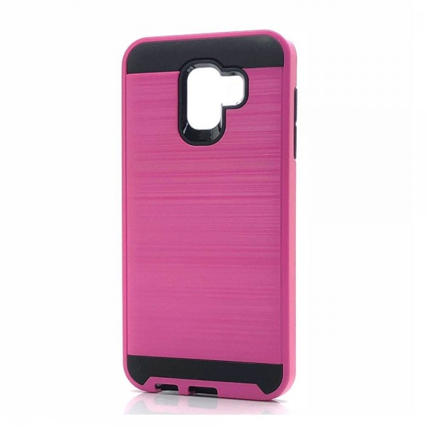 Samsung Galaxy J8 J810 Armor Hybrid Case (Hot Pink)